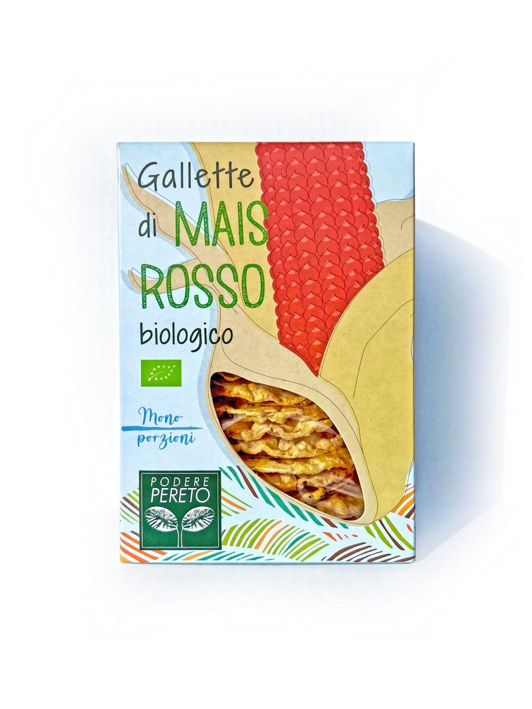 Podere pereto Gallette monoporzione di Mais Rosso bio 120 gr