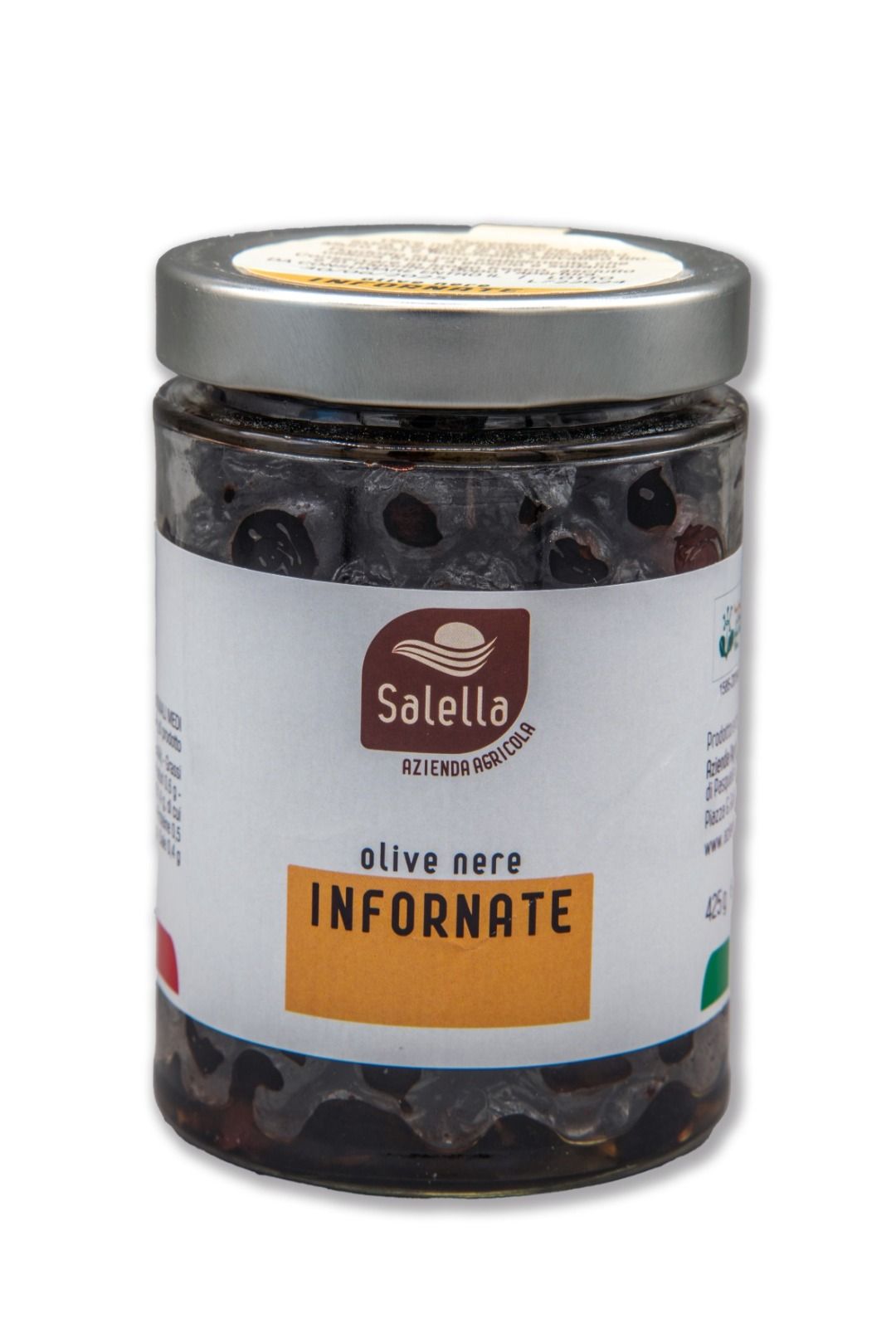 Salella Olive nere infornate 425g - Gustophia dispensa popolare