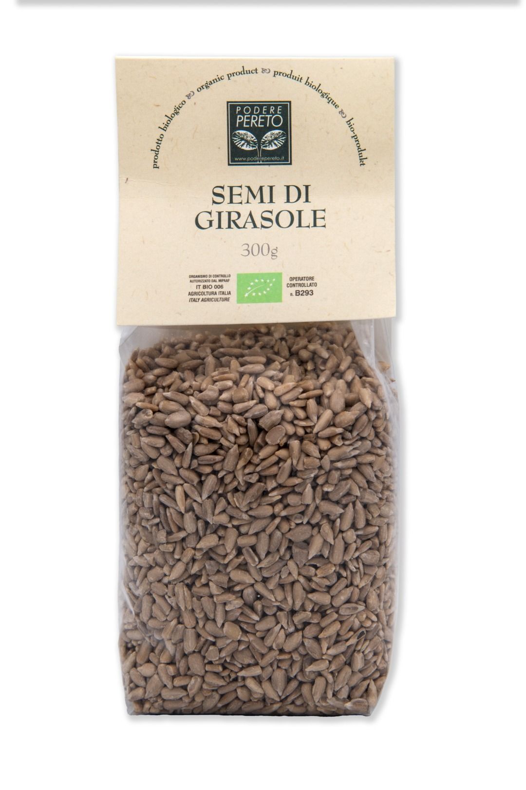 Podere Pereto Semi di Girasole Sgusciati bio 300 gr - Gustophia dispensa popolare