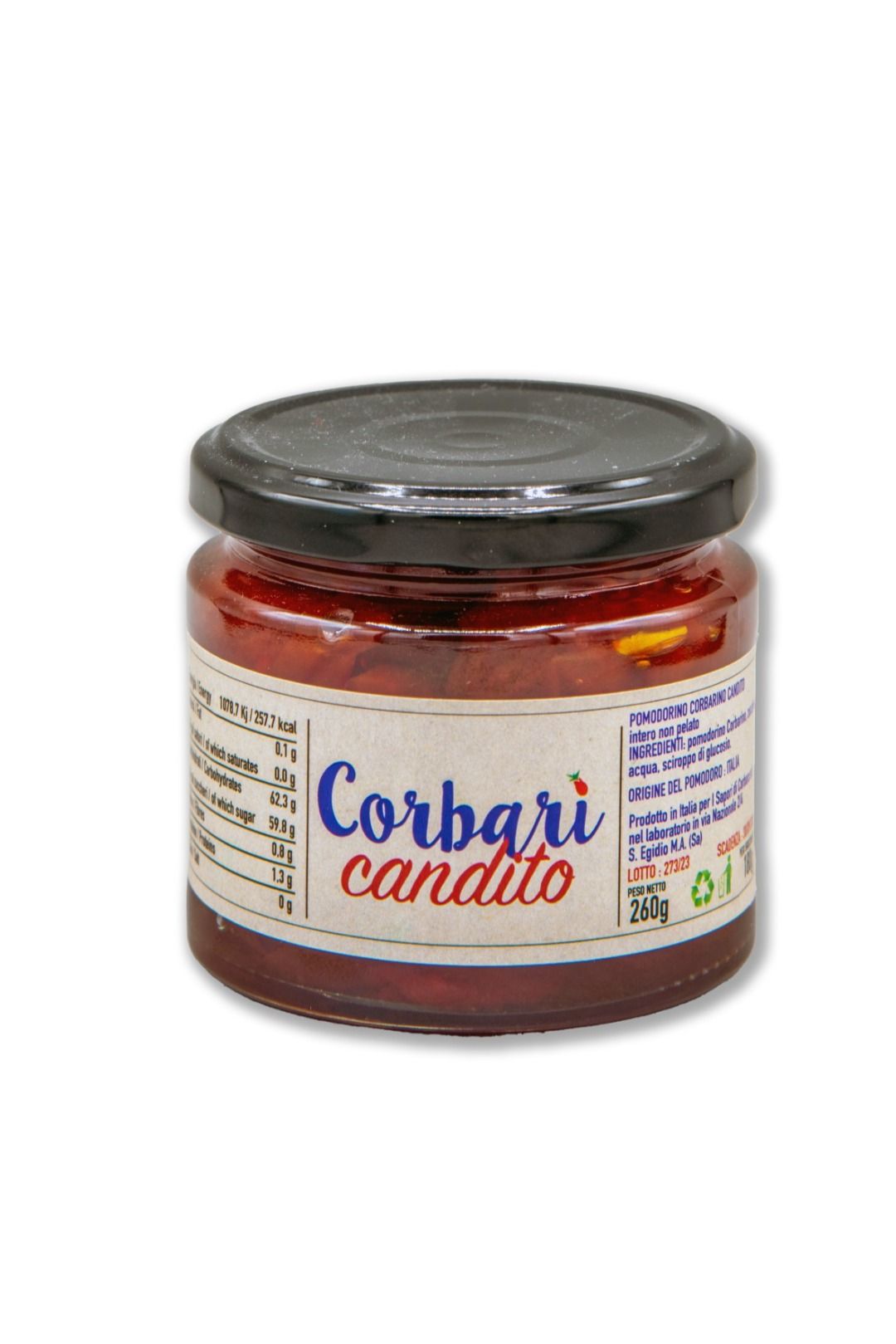 i sapori di corbara Corbarì Candito 260g - Gustophia dispensa popolare