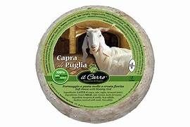 Formaggio capra di Puglia a crosta fiorita gr 900 ca. Il Carro