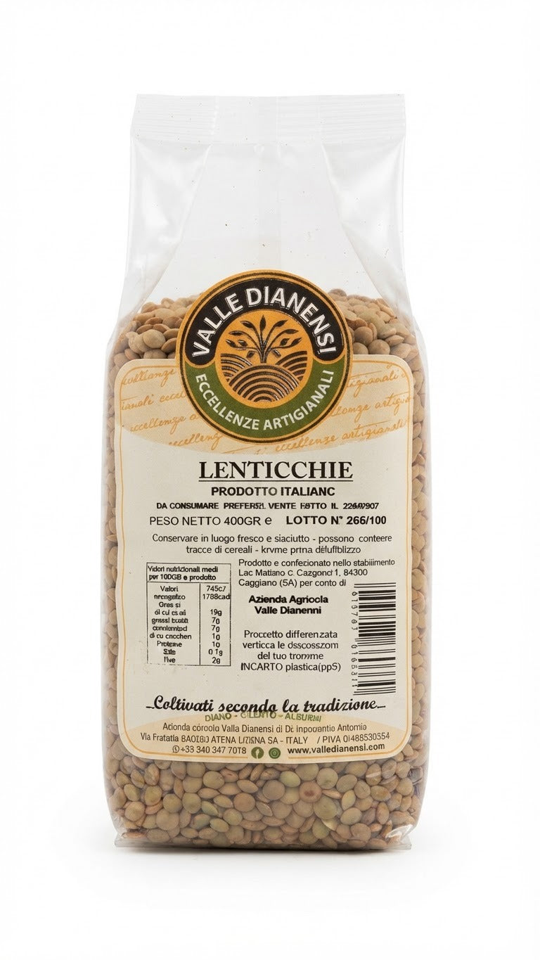 Lenticchie 400 gr VALLE DIANENSI