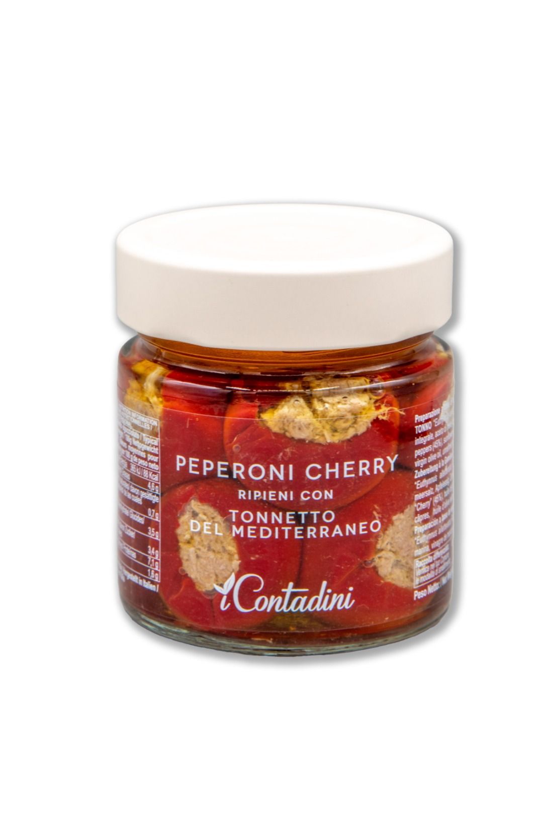 I contadini Peperoni Cherry con tonno 1600gr - Gustophia dispensa popolare