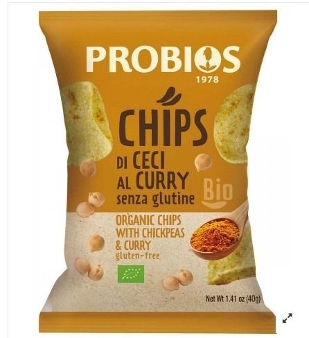 Chips vari gusti senza glutine 40 gr Probios