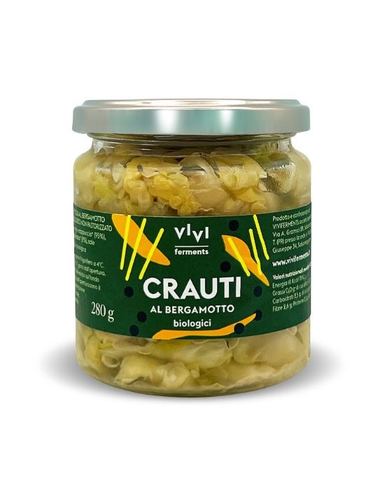 CRAUTI AL BERGAMOTTO BIO GR 280 VIVI FERMENTS
