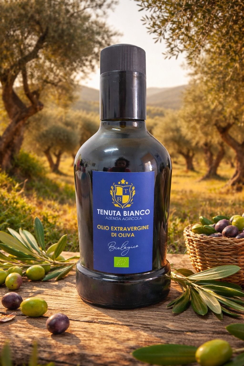Olio extravergine d'oliva Bio bott. vetro cl 25 Tenuta Bianco