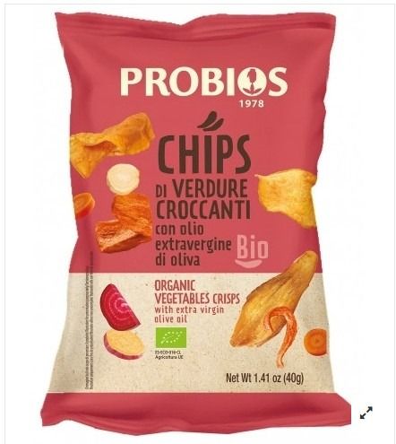 Chips vari gusti senza glutine 40 gr Probios